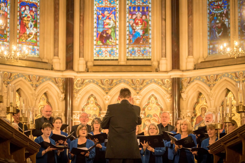 Oxford Pro Musica Singers in Exeter College Chapel, Oxford